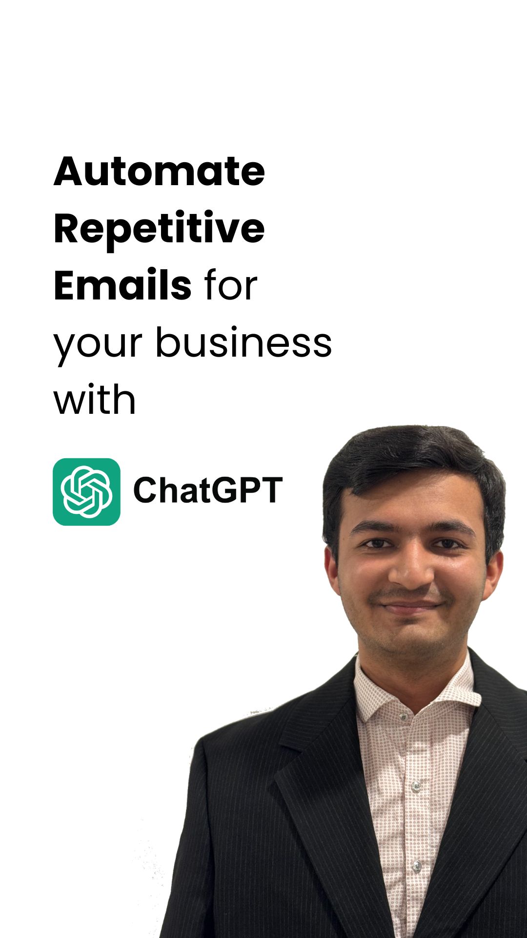 Automate Repetitive Business Emails reel cover from AI School for Business